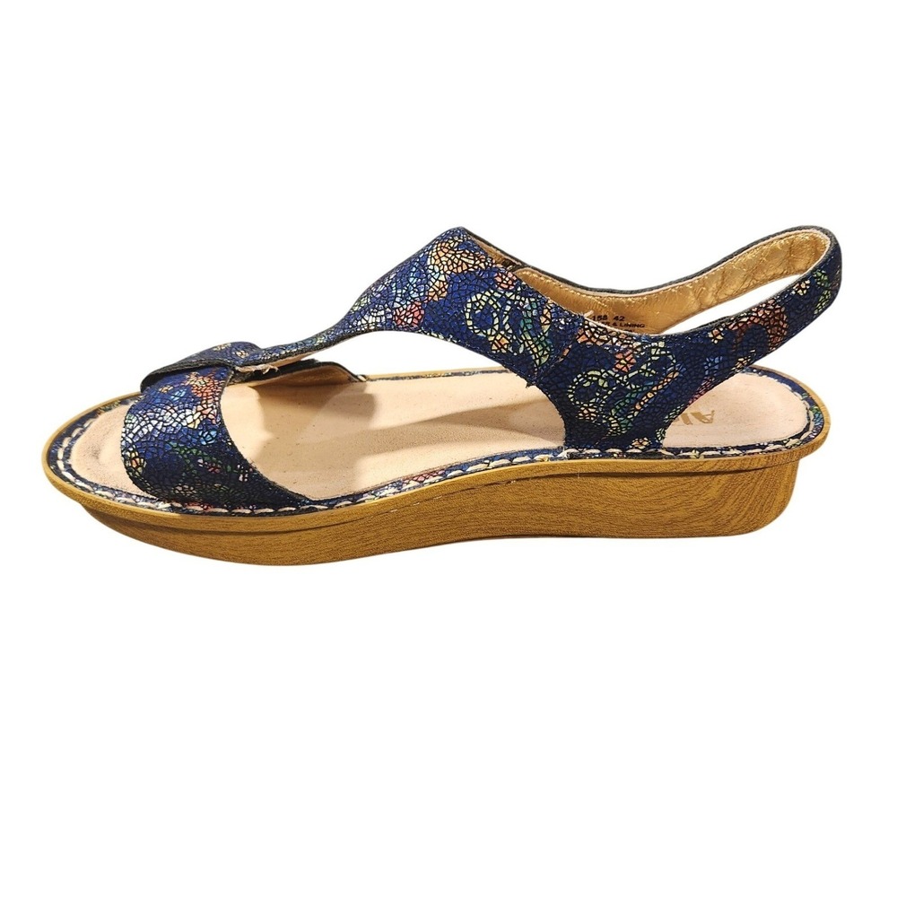 Alegria Shoes Sandals Womens Size 8.5 Faux Leather Rocker Soles Comfort Adjusts